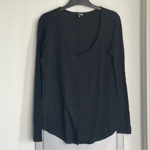 ARITZIA WILFRED FREE Black Long Sleeve Tees